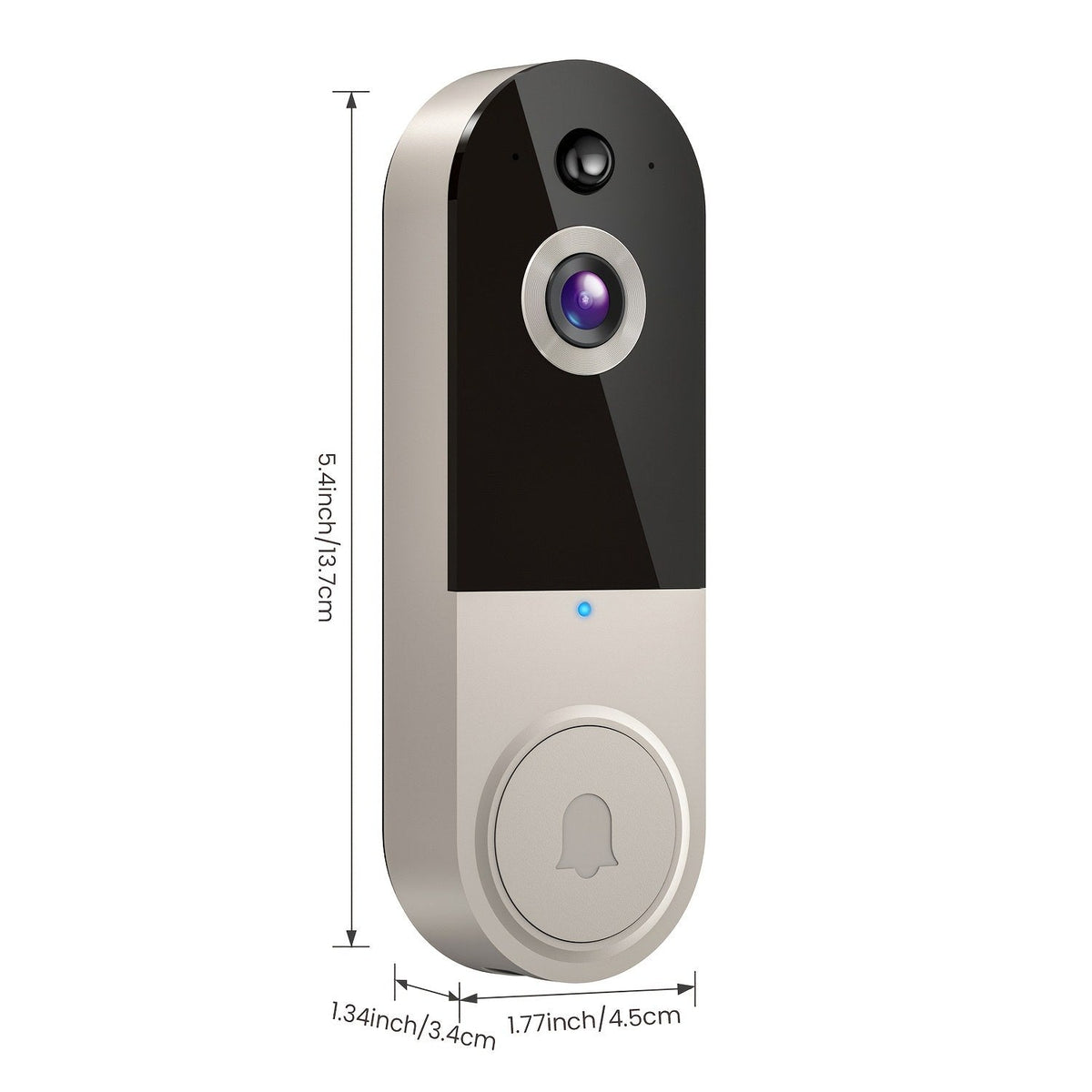 1080p Wireless Video Doorbell | Live View & Two-Way Talk