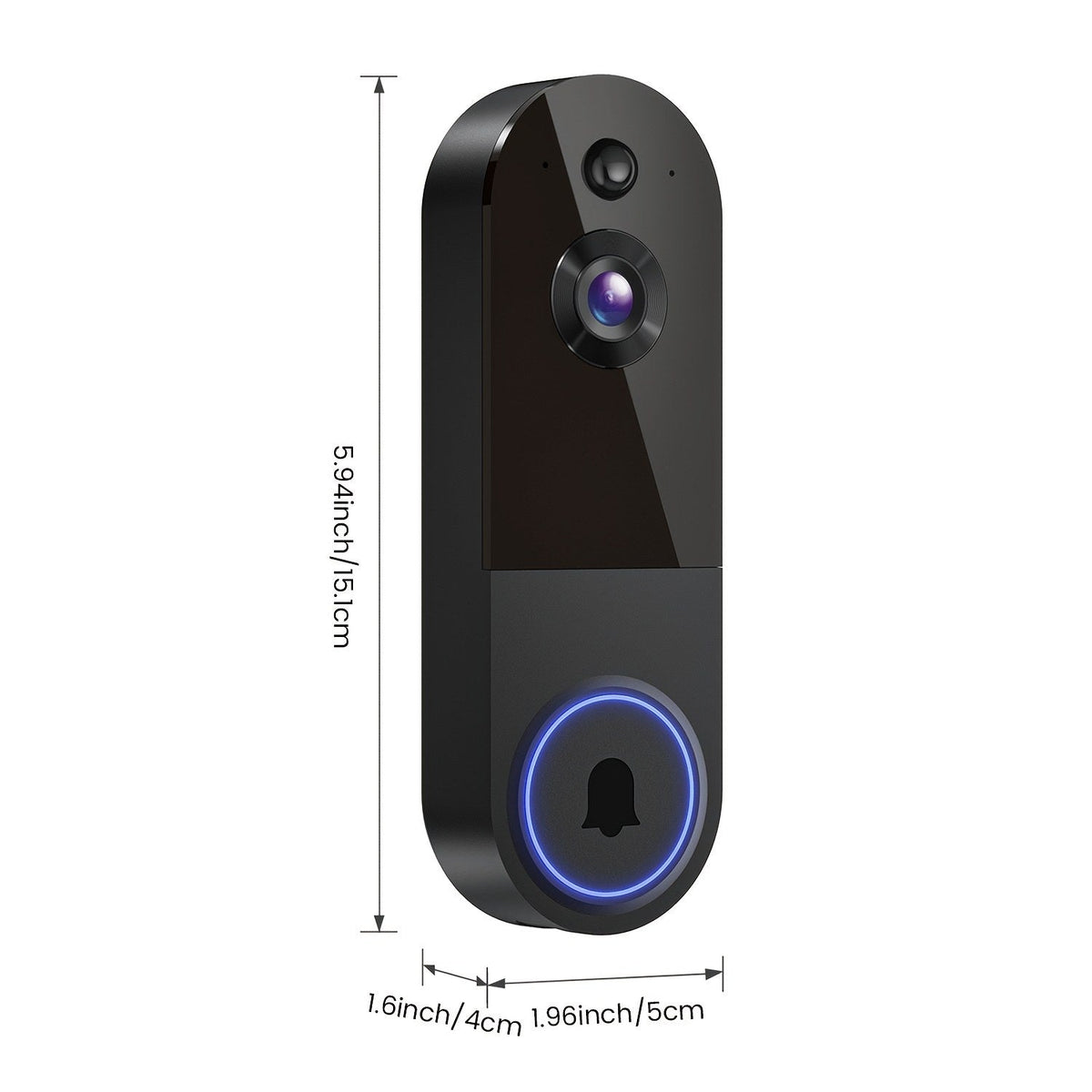 1080p Wireless Video Doorbell | Live View & Two-Way Talk