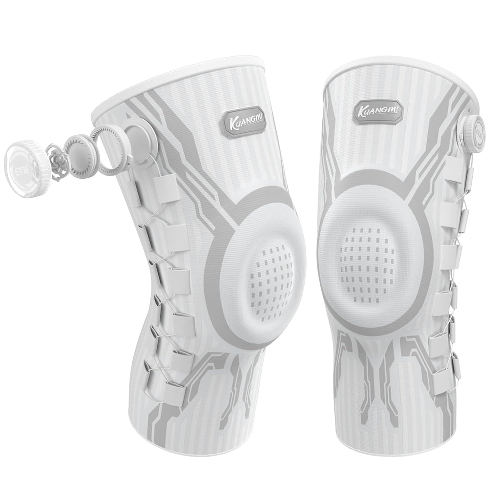Compression Knob‑Style Knee Brace Professional Sports Knee Support Spring Reinforcement Knee Sleeve