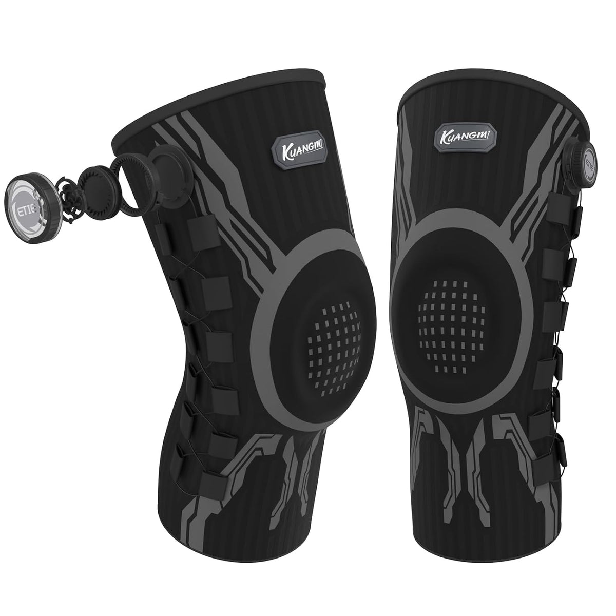 Compression Knob‑Style Knee Brace Professional Sports Knee Support Spring Reinforcement Knee Sleeve