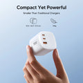 360° Rotating 4-in-1 Universal Travel Charger | 70W GaN